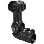 Proth�se de v�lo r�glable en alliage d'aluminium 6061 t6 noir pour guidon de vtt - accessoire de rehausseur ...