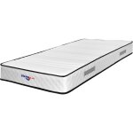 Provence literie - matelas mathieu a ressorts ensaches + 4 cm memoire de forme 80 kg / m3 - 70x190 hauteur ...