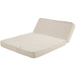 Provence literie - matelas souple pour tous bz 120x190 x 15 cm + oreiller visco + latex naturel sur face ...