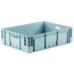 Provost - bac gerbable norme europe en polypropyl�ne gris - 800 x 600 x 220 mm