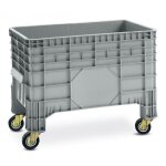 Provost - caisse palette plastique � 4 roulettes - 285 litres