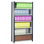 Provost - rayonnage archives prospace + t�l� en acier, gris - module d�part 1210 mm