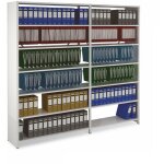 Provost - rayonnage provost proclass - �l�ment d�part ou suivant, m�tal blanc, 1000 ou 1200 mm de longueur ...