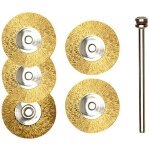 Brosse disque en laiton � 22 mm proxxon