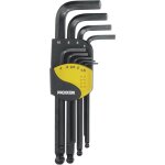 Jeu de cl�s m�les coud�es proxxon micromot 6 pans int�rieurs 9 pi�ces