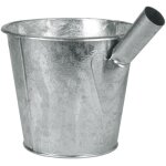 Puiseur � lisier galvanis�, pelle � bec verseur, louche 6, 5 litres � 24 cm - kerbl