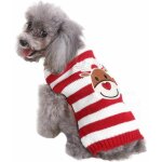 Pull de nol chien pull douce taille tricot chiot vtements hiver chiot d'lan bande costume de compagnie ...