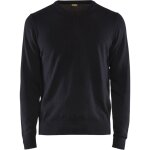 Pull tricot de travail 35902 - marine fonc xxl