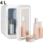 Puluomis - mini frigo de chambre cosm�tique 4l mini - r�frig�rateur portable �lectronique 220v / 12v ...