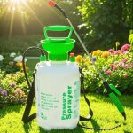 Pulv�risateur jardin 5l � pompe ? pulv�risateur � pression avec sangle r�glable pour d�sherbant, traitement ...