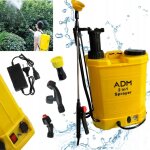 Pulv�risateur � main et batterie adm 2 en 1 avec pompe dorsale, 16 l