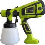 Pulvrisateur de peinture, pistolet de peinture lectrique hvlp 700w avec 5 buses et 3 modles pulvrisateurs ...
