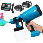Pulv�risateur de peinture sans fil hvlp pistolet de pulv�risation �lectrique 550 w pistolet � peinture ...