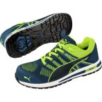 Puma safety shoes - chaussures de s�curit� basses elevate knit green low s1p esd hro src - vert 42