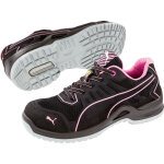 Puma safety shoes - puma chaussures de s�curit� pour femmes fuse tc pink wns low taille 41 noir / rose ...