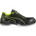 Puma safety shoes - puma chaussures de s�curit� fuse tc green low taille 40 noir / vert - 64. 421. 0 ...