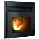 Punto fuoco ? insert chemin�e � pellets 11 kw alessio ? dimensions 59x70x62 cm ? rendement 85% ? installation ...