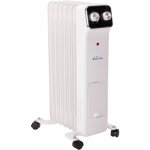 Purline - radiateur d'huile blanc avec rservoir d'humidification