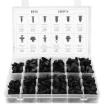 Push pin trim, 240pcs car body pin push rivet bumper retainer clips car plastic rivets fasteners push ...