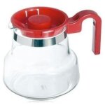 Pyrex verseuse multi - usages rouge, verre, 0, 65 l