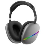 Q - max10 casque st�r�o bluetooth sans fil rechargeable usb avec 7 led color�es