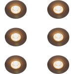 97595 - spot extrieur pour le sol - 6 pices -  78 mm - - clairage extrieur - salle de bains - qazqa ...
