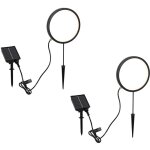 Adalind - led spot sur piquet - 2 lumière - ø 20 cm - noir - moderne - éclairage extérieur - qazqa Adalind - led spot sur piquet - 2 lumière - ø 20 cm - noir - moderne - éclairage extérieur - qazqa