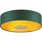 Qazqa - bredow - led plafonnier - 1 lumire -  40 cm - vert - moderne - clairage intrieur - salon ...