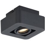 Dox - spot plafond, plafonnier - 1 lumi�re - l 14 cm - noir - moderne - �clairage int�rieur - salon i ...