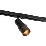 Qazqa iconic kohua - système de rail spot luminaire plafond, plafonnier compatible pour led - 1 lumière ... Qazqa iconic kohua - système de rail spot luminaire plafond, plafonnier compatible pour led - 1 lumière ...
