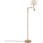 Ladas - lampadaire avec lampe de lecture - 1 lumi�re - h 154 cm - bronze - r�tro, classique / antique ...