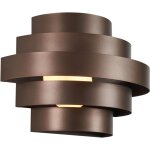 Lines - led applique murale - 1 lumière - h 25 cm - bronze - moderne - éclairage intérieur - salon i ... Lines - led applique murale - 1 lumière - h 25 cm - bronze - moderne - éclairage intérieur - salon i ...