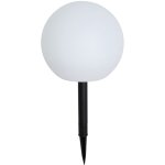 Ludger - led spot sur piquet solaire - 1 lumière - ø 25 cm - blanc - moderne - éclairage extérieur - ... Ludger - led spot sur piquet solaire - 1 lumière - ø 25 cm - blanc - moderne - éclairage extérieur - ...