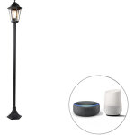 Qazqa new orleans - led dimmable lampe sur pied ext�rieur variateur inclus - 1 lumi�re - � 23 cm - noir ...