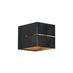 Qazqa transfer groove - applique murale - 1 lumière - l 12 cm - gunmetal - moderne - éclairage intérieur ... Qazqa transfer groove - applique murale - 1 lumière - l 12 cm - gunmetal - moderne - éclairage intérieur ...