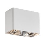 Qazqa vox - spot plafond, plafonnier - 2 lumière - l 17. 8 cm - blanc - design - éclairage intérieur ... Qazqa vox - spot plafond, plafonnier - 2 lumière - l 17. 8 cm - blanc - design - éclairage intérieur ...