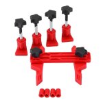 Qiilu outil blocage arbre a came entre poulie 5 pcs voiture double cam clamp arbre � cames serrure kit ...