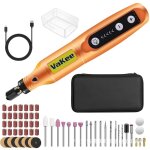 3. 7 v outil rotatif multifonction sans fil, 5 - vitesses 18000tr / min max, mini perceuse sans fil avec ...