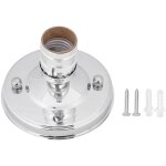 Fdit e27 socket adaptateur e26 / e27 vintage industriel plafond mur lumire base support de base de plafonnier ...