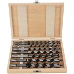 Foret, 8pcs hexagonal foret  mche  bois, foret de tarire  tige hexagonale en acier au carbone d'outils ...