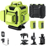 Niveau laser 360x 4 chantier autonivelant, lazer niveaux 4d 16 lignes laser, nivellement automatique, ...
