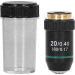 Objectif achromatique en laiton 20 / 0. 40 objectif de microscope à fort grossissement 20x lentille de ... Objectif achromatique en laiton 20 / 0. 40 objectif de microscope à fort grossissement 20x lentille de ...