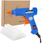 Pistolet  colle chaude ignifuge avec 30 btons de colle chaude, mini pistolet  colle chaude pour l'cole, ...