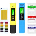 Testeur tds + ec + thermomtre 3en1 et ph mtre avec fonction d'talonnage automatique, prcision moniteur ...