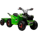 Quad �lectrique rechargeable pour enfants 1, 5 - 3 ans, 2, 5 km / h, avec remorque, autonomie 50 min, ...