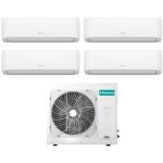 Hisense - quadri split r�versible air conditioner series hi - comfort 9 + 9 + 12 + 12 avec 4amw105u4raa ...