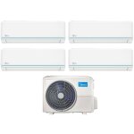Quadri split r�versible climatiseur s�rie evolution 9 + 9 + 12 avec m4oe - 28hfn8 - q r - 32 wi - fi ...