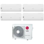 Lg - quadri split rversible climatiseur srie libero smart 9 + 9 + 12 avec mu4r27 u40 r - 32 wi - fi ...