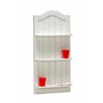 Le quai des affaires - etagre murale emma 3 tablettes / blanc / 43x9x89