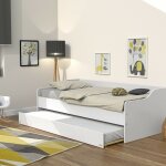 Le quai des affaires - lit gigogne 90x190 cm avec 2 sommiers et un tiroir - lit